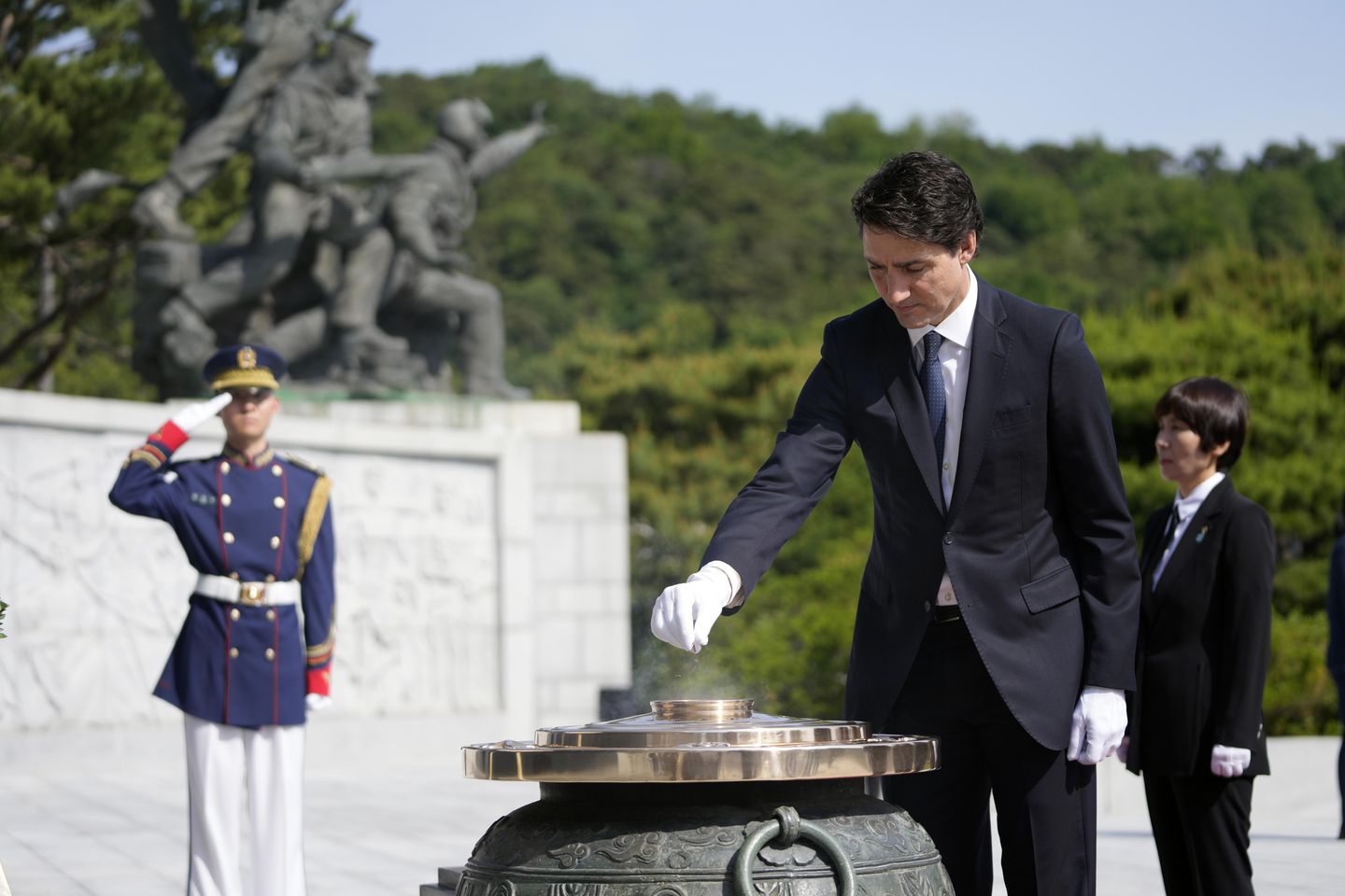 Güney Koreli ve Kanadalı liderler temiz enerji ve Kuzey Kore tehdidi konusunda işbirliği sözü verdi