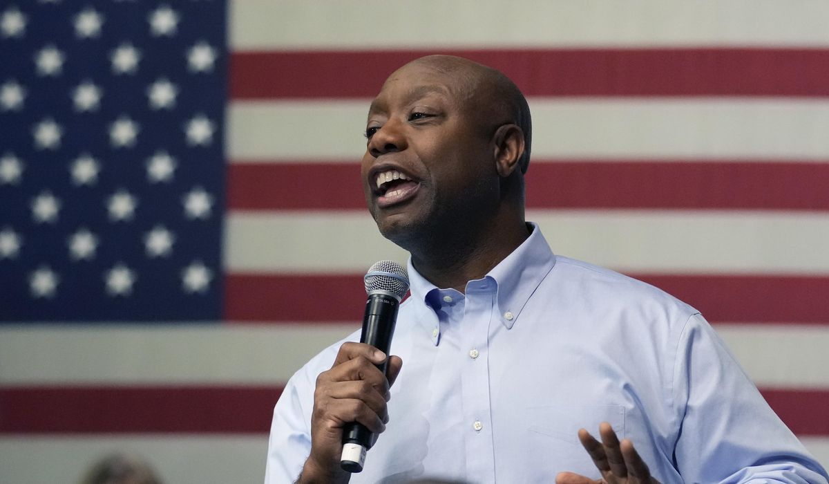 NextImg:Sen. Tim Scott files paperwork for 2024 GOP presidential bid