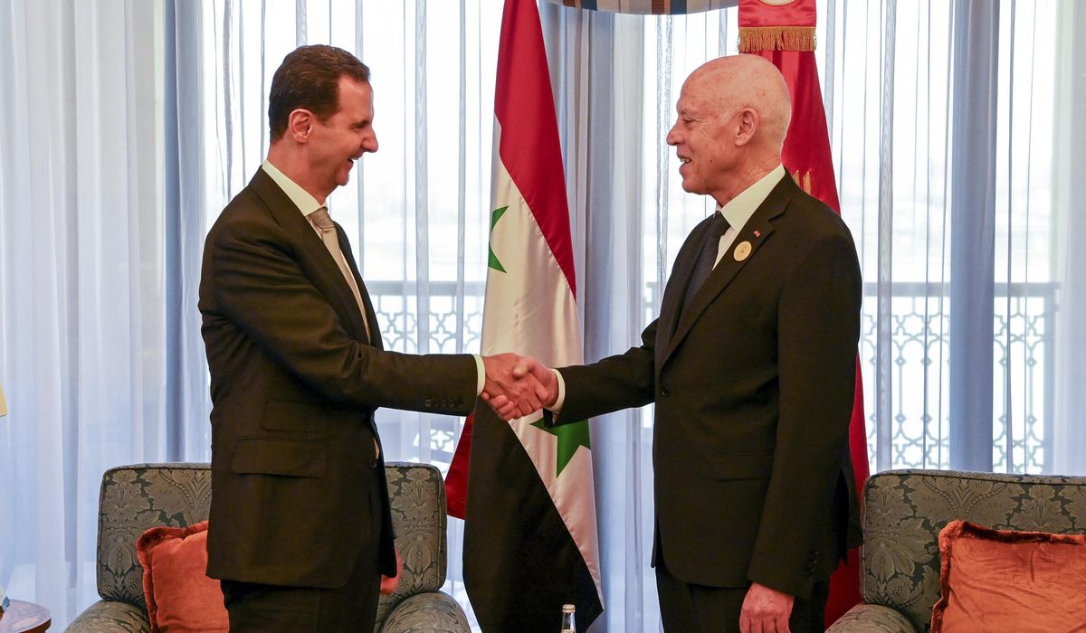 NextImg:Tunisian leader calls meeting with Syria’s Assad ‘historic,’ buries memories of Arab Spring