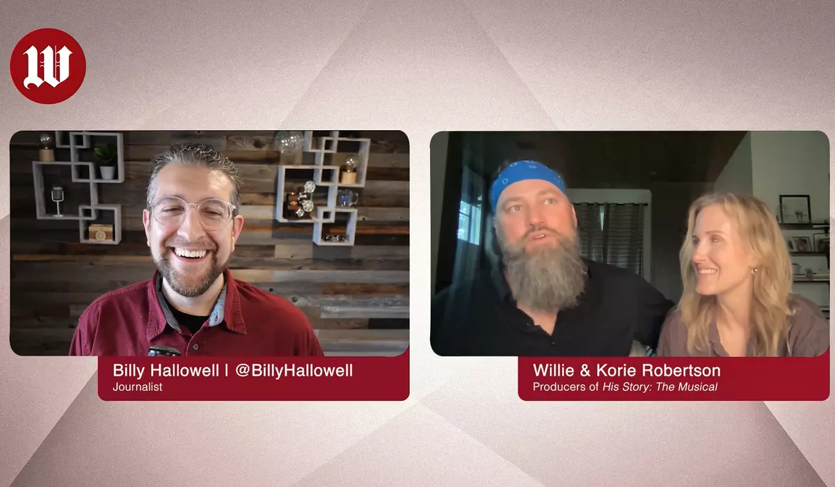 NextImg:Willie and Korie Robertson discuss new project: A Bible-inspired Broadway-style musical