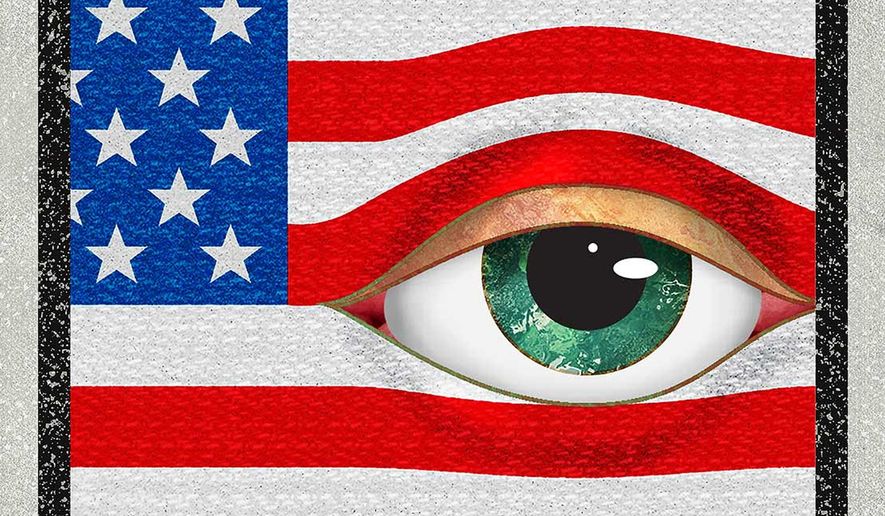 Lawful but Unconstitutional in Foreign Intelligence Surveillance Act (FISA) Illustration by Greg Groesch/The Washington Times