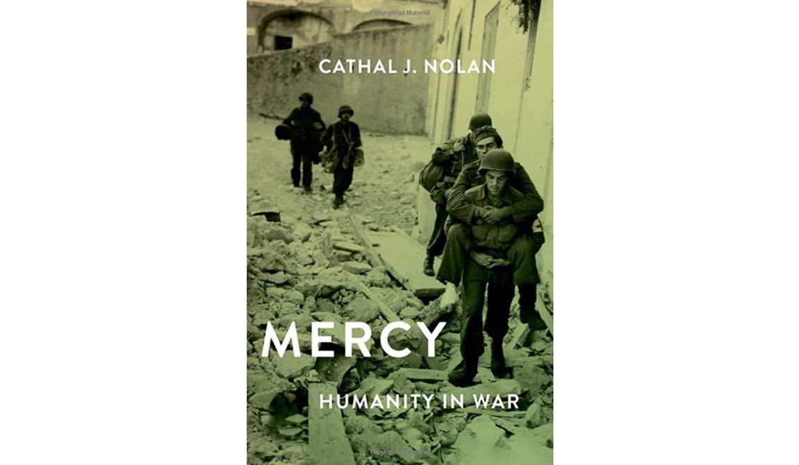 &#x27;Mercy: Humanity in War&#x27;   by Cathal J. Nolan (book cover)