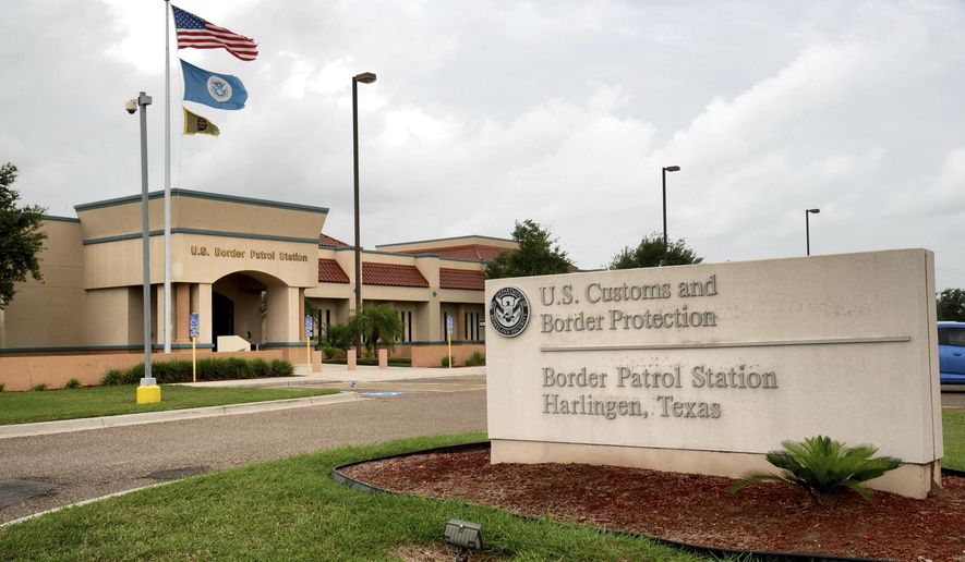 The Border Patrol station July 11, 2014, in Harlingen, Texas. U.S. immigration officials say an 8-year-old girl who died last week in Border Patrol custody was seen at least three separate times by medical personnel on the day of her death. U.S. Customs and Border Protection said Sunday, May 21, 2023, the girl had complained of vomiting and a stomachache before later suffering what appeared to be a seizure. On May 17, the girl and her mother went to the Harlingen Border Patrol Station’s medical unit at least three times, CBP said. (David Pike/Valley Morning Star via AP)