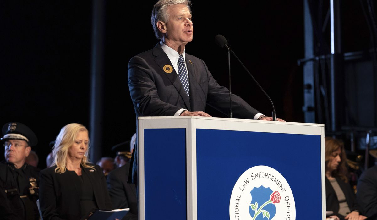 NextImg:GOP chairman moves to hold FBI director Wray in contempt over Biden doc