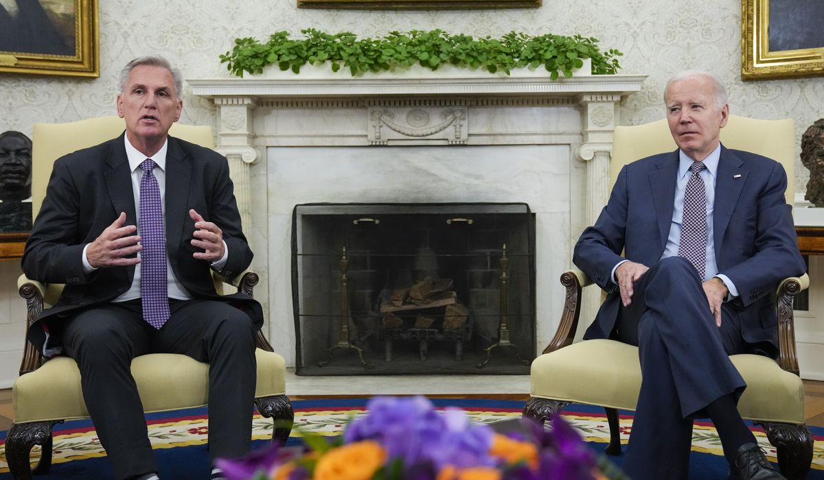 NextImg:McCarthy pledges bipartisan commission to find budget cuts as debt limit hardliners decry Biden deal