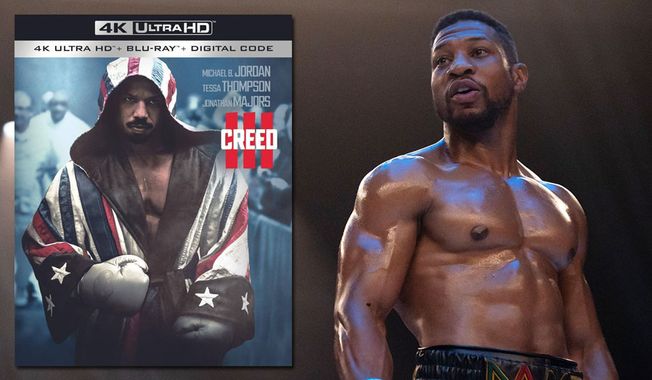 Michael B. Jordan and Jonathan Majors star in &quot;Creed III,&quot; now available on the 4K disk format from Warner Bros. Home Entertainment.