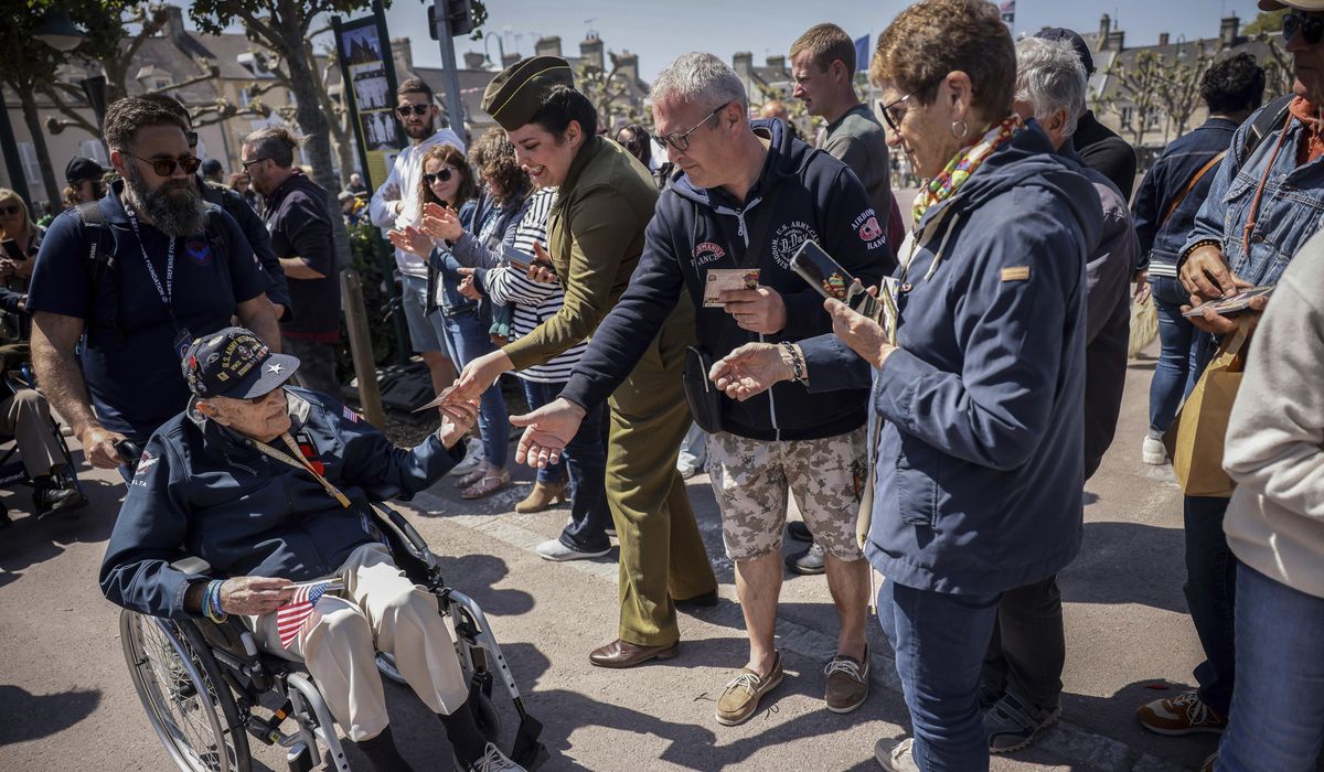 NextImg:WWII veterans return to Utah Beach to commemorate D-Day: ‘It was tough’