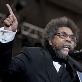 Harvard professor Cornel West speaks at a campaign rally for Democratic presidential candidate Sen. Bernie Sanders, I-Vt., at the Whittemore Center Arena at the University of New Hampshire, Feb. 10, 2020, in Durham, N.H. West says he will run for president in 2024 as a third-party candidate. (AP Photo/Andrew Harnik) **FILE**