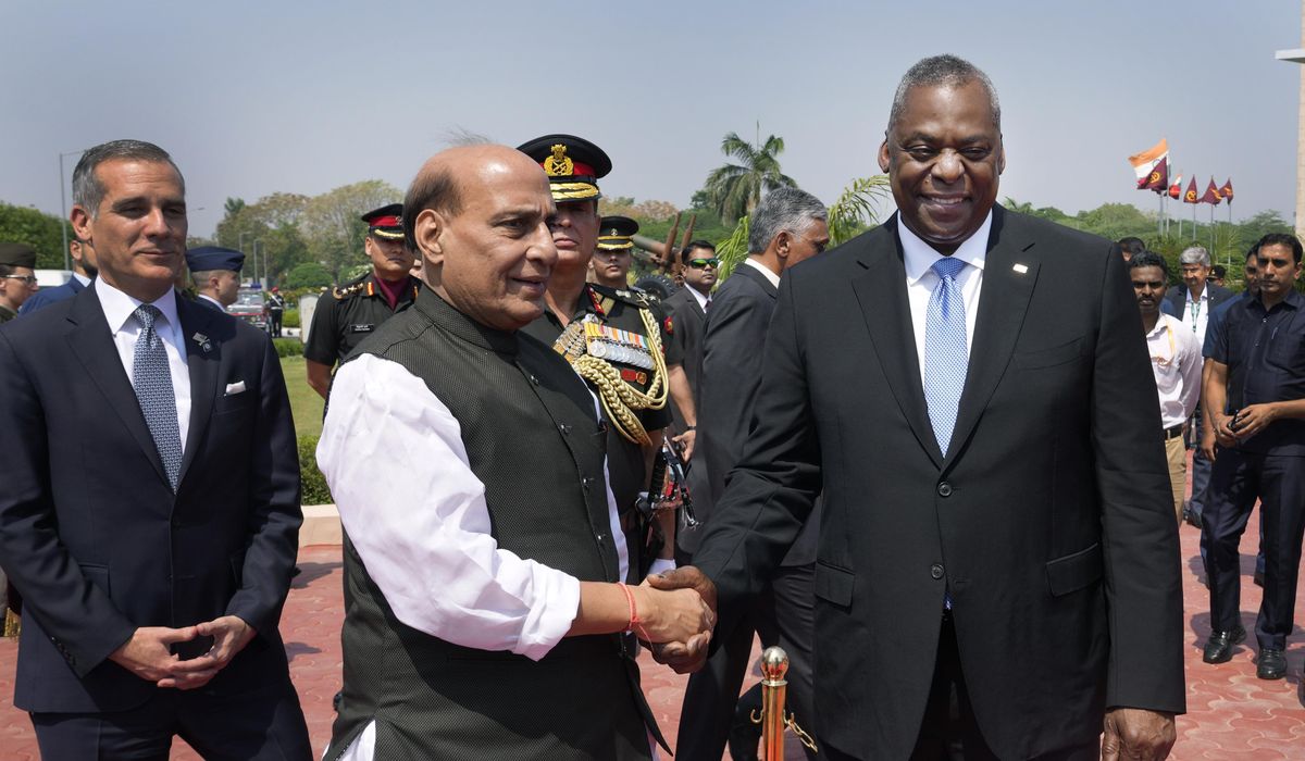 NextImg:Pentagon chief Austin discusses upgrading ties with India to counter China