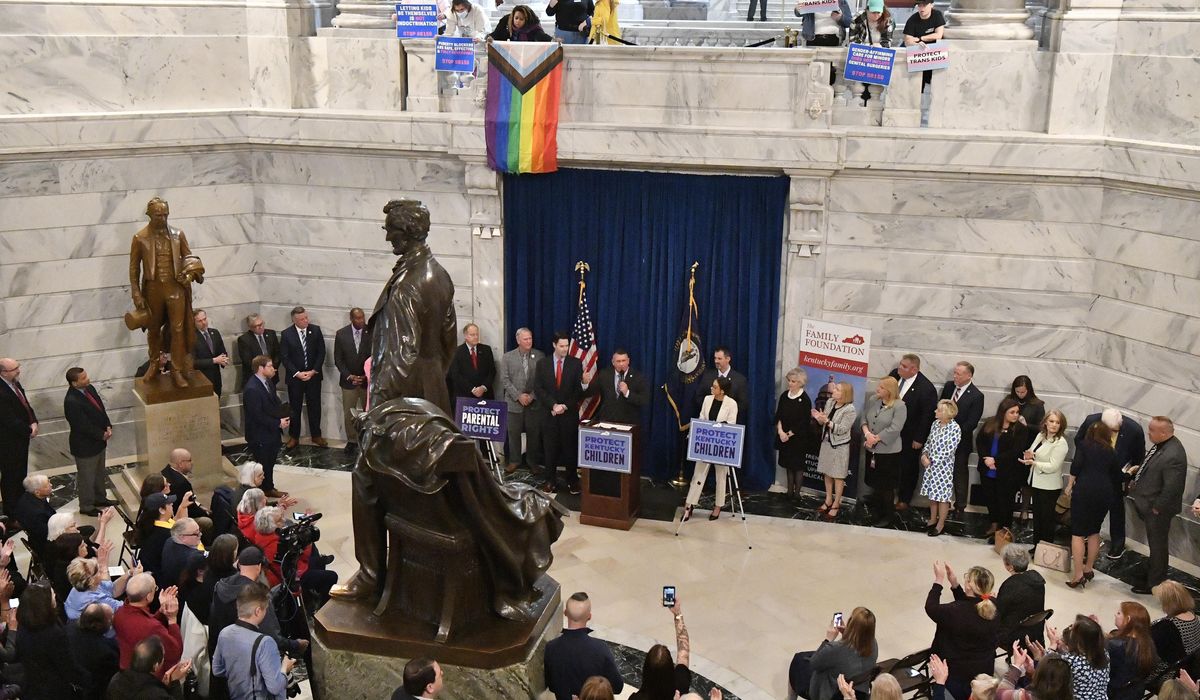 NextImg:Kentucky’s ban on gender-transition care takes effect as federal judge lifts injunction