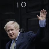 Britain&#x27;s Prime Minister Boris Johnson returns to 10 Downing Street after meeting with Queen Elizabeth II at Buckingham Palace, London, on Friday, Dec. 13, 2019. Former U.K. Prime Minister Johnson says he’s quitting as a lawmaker after being told he will be sanctioned for misleading Parliament. Johnson quit on Friday, June 9, 2023 after receiving the results of an investigation by lawmakers over misleading statements he made to Parliament about a slew of gatherings in government that breached pandemic lockdown rules.(AP Photo/Matt Dunham, File)