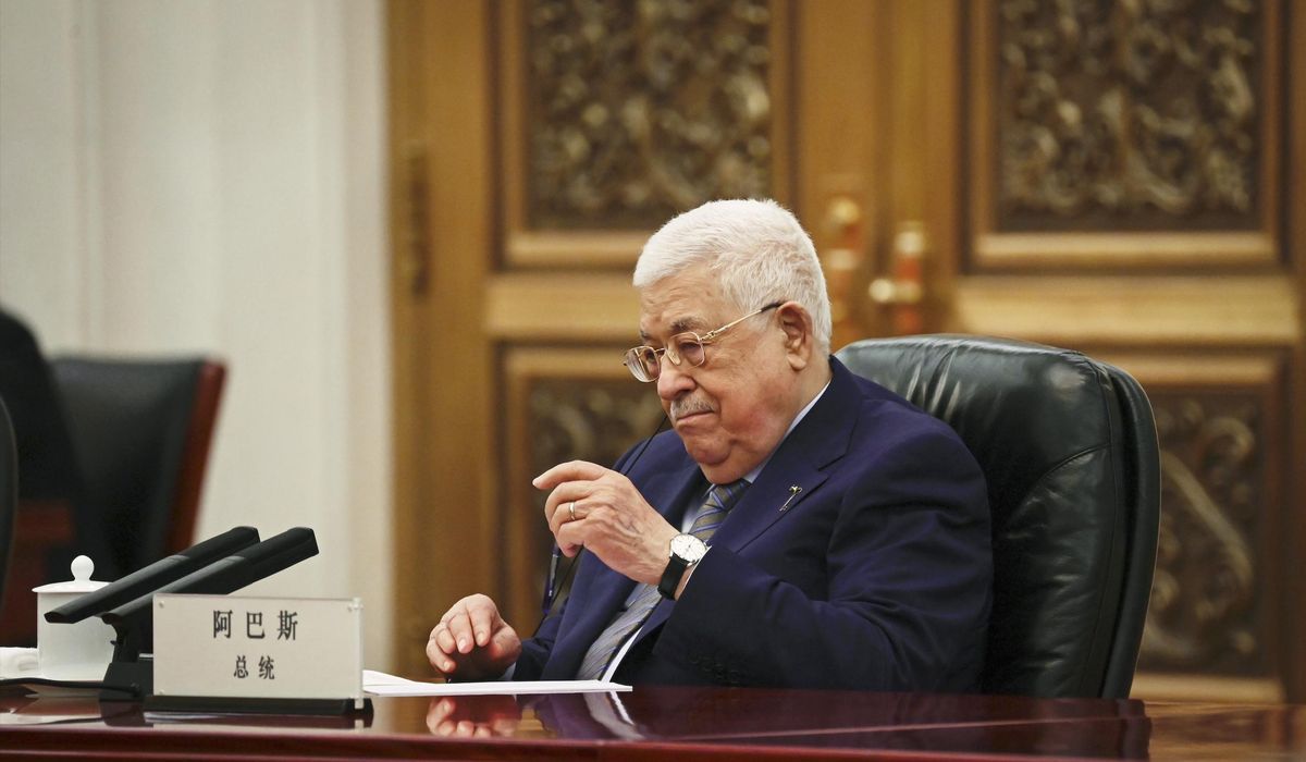 NextImg:Palestinian leader Abbas ends China trip after backing Beijing’s crackdown on Muslim minorities