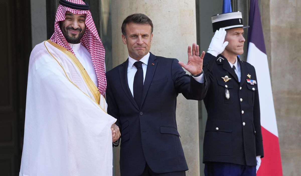 NextImg:Poverty, climate, regional stability on agenda as Saudi crown prince visits France