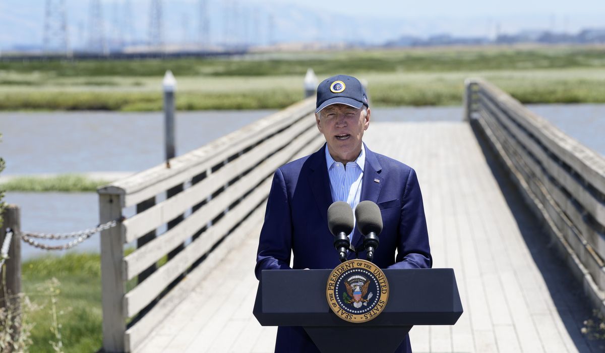 NextImg:Biden touts ‘historic’ climate spending as he courts California donors