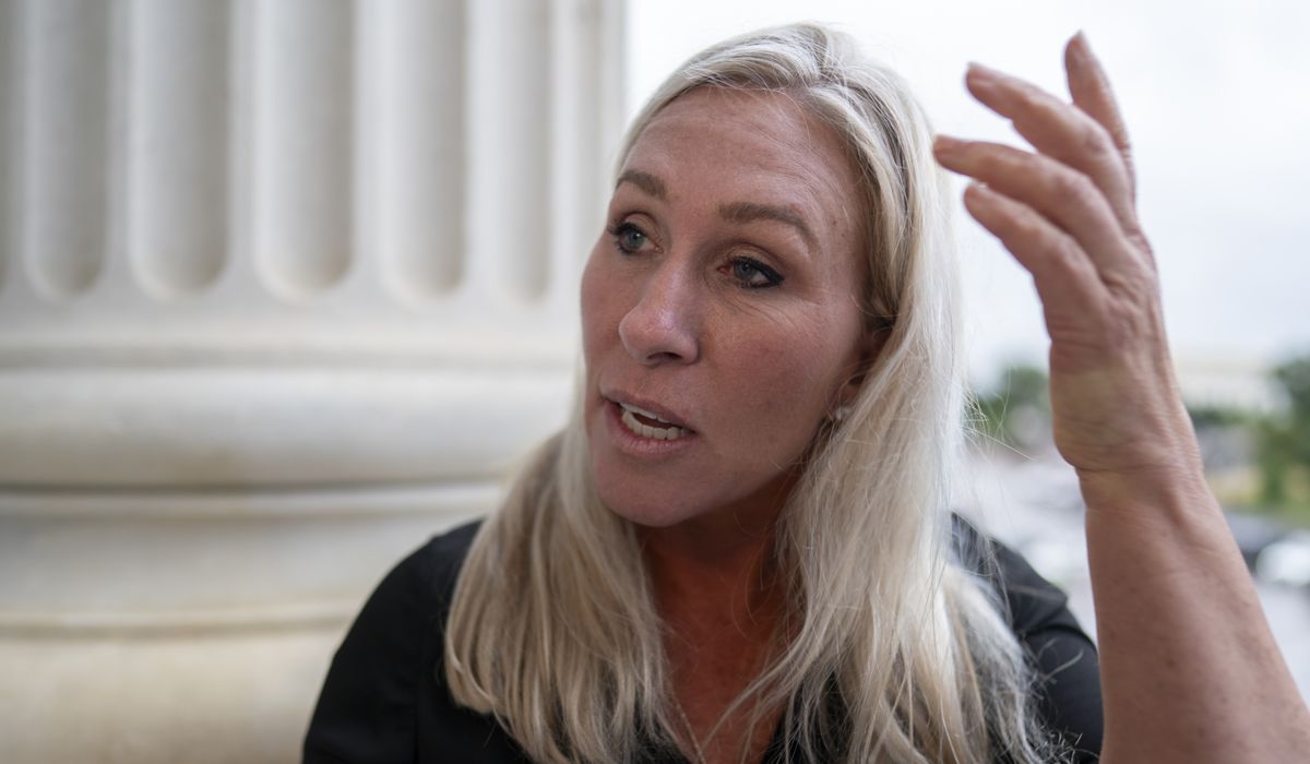 NextImg:MTG blames Boebert for ‘leaking’ insults hurled on House floor