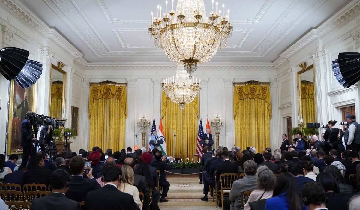 NextImg:Modi meets the press at the White House — and takes rare questions