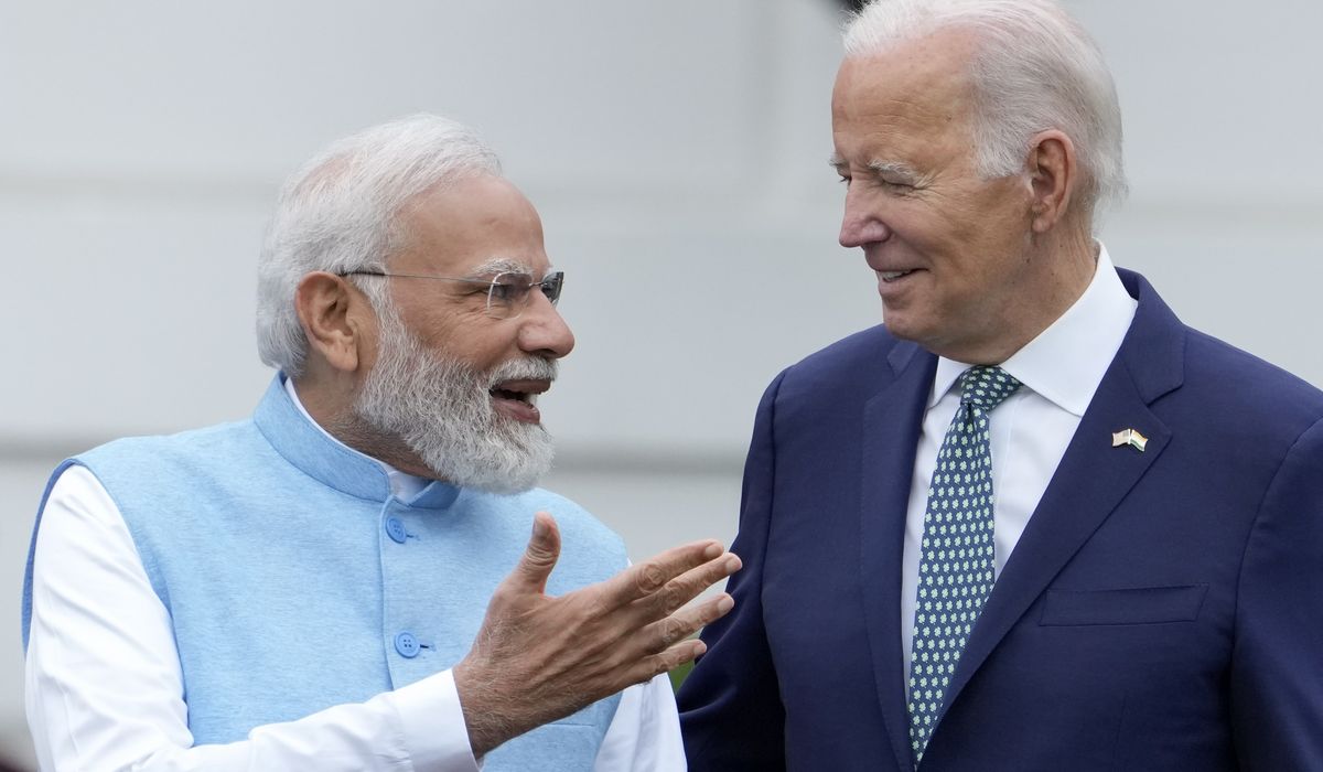 NextImg:Biden welcomes Indian Prime Minister Modi to White House
