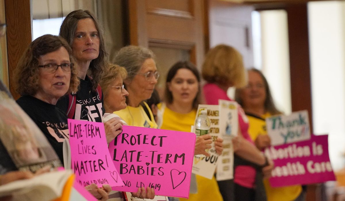 NextImg:Maine bill proposing one of country’s least restrictive abortion laws narrowly clears House vote
