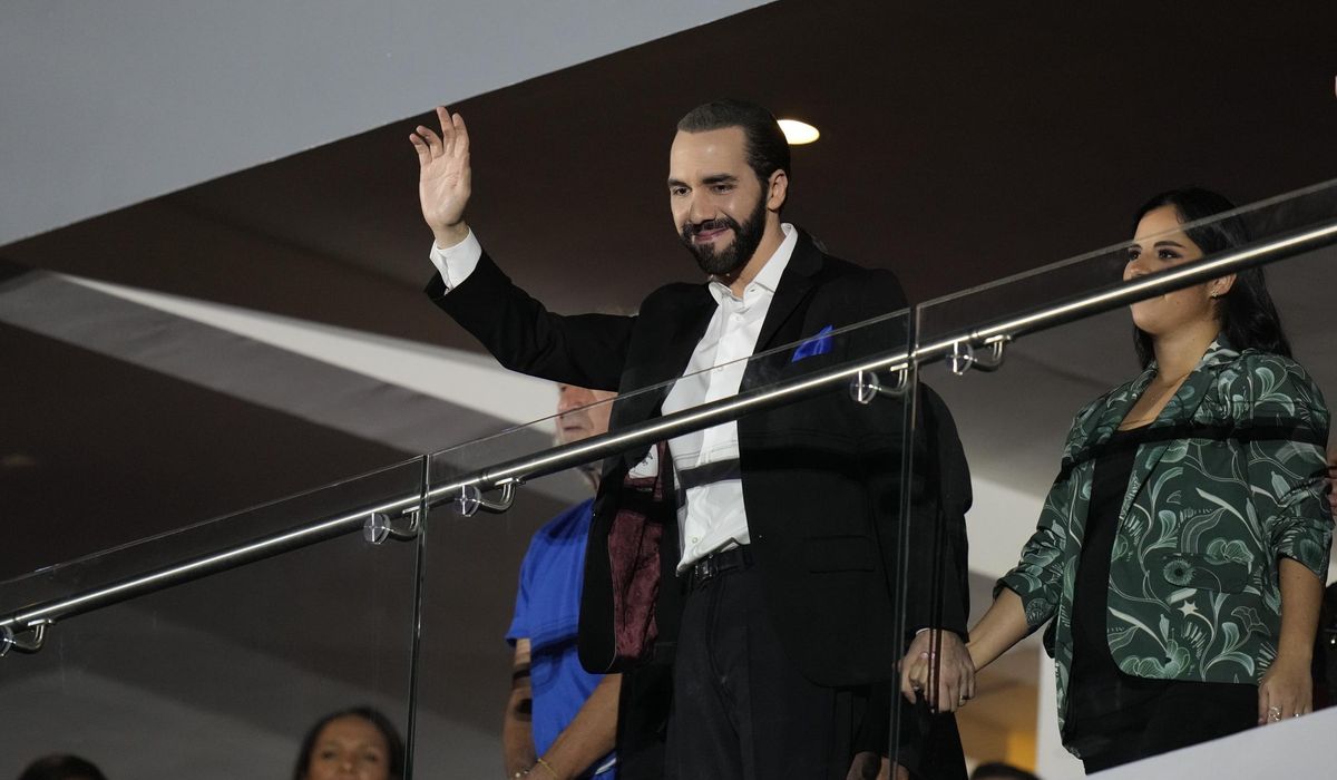 NextImg:El Salvador’s president is running for reelection, though critics say the constitution prohibits him
