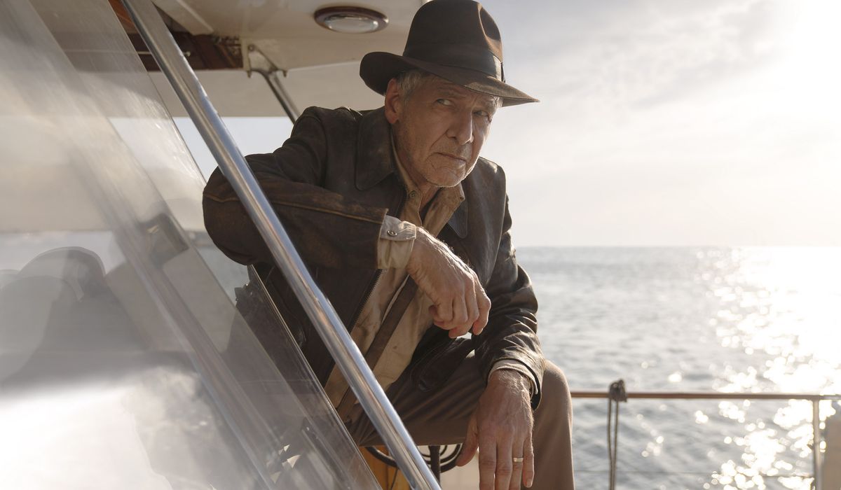 NextImg:Movie Review: Harrison Ford gets a swashbuckling sendoff in ‘Indiana Jones and the Dial of Destiny’