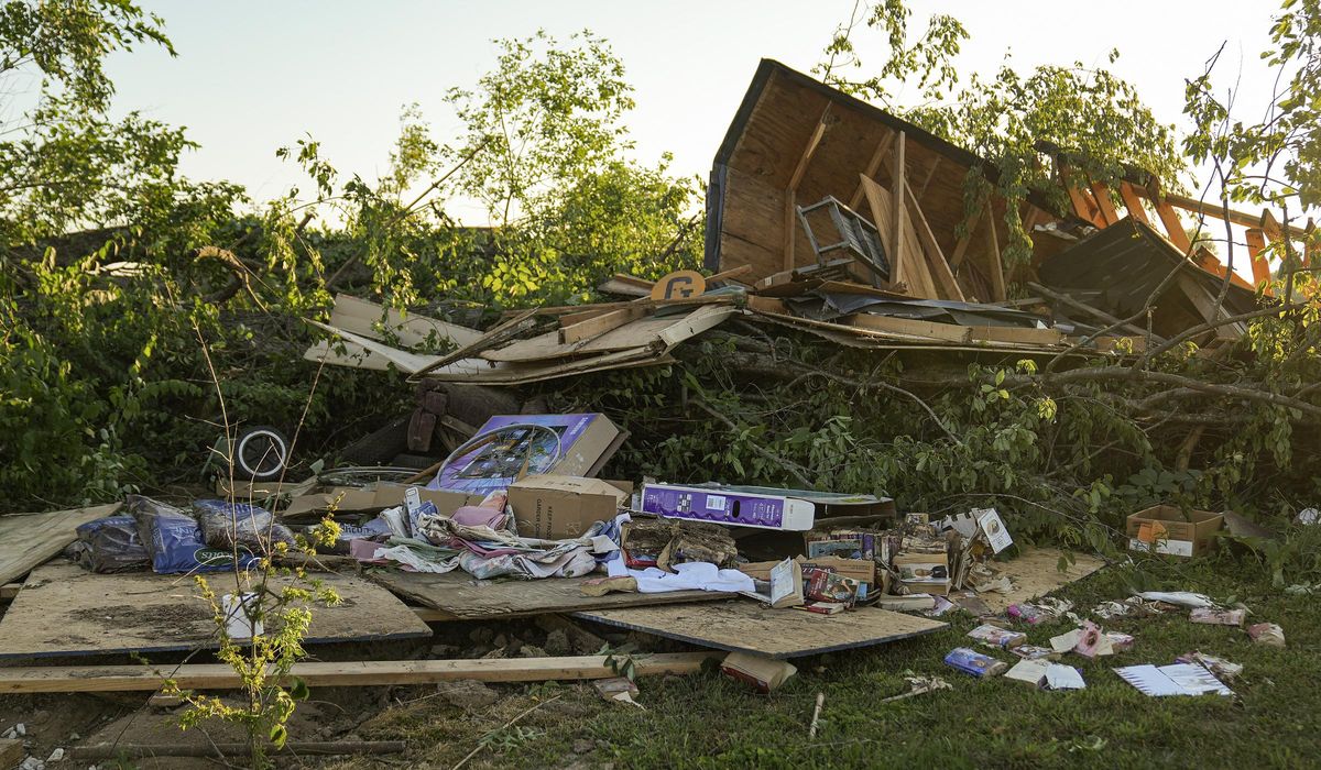 NextImg:Tornado and other severe weather kill 3, damage homes, and knock out power in multiple states