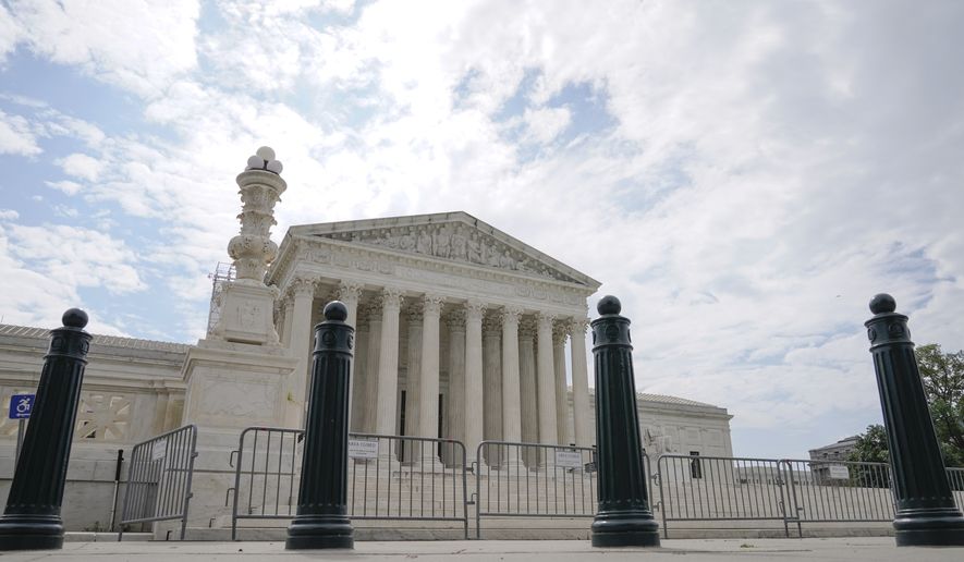 The U.S. Supreme Court, Tuesday, June 27, 2023, in Washington. (AP Photo/Mariam Zuhaib)