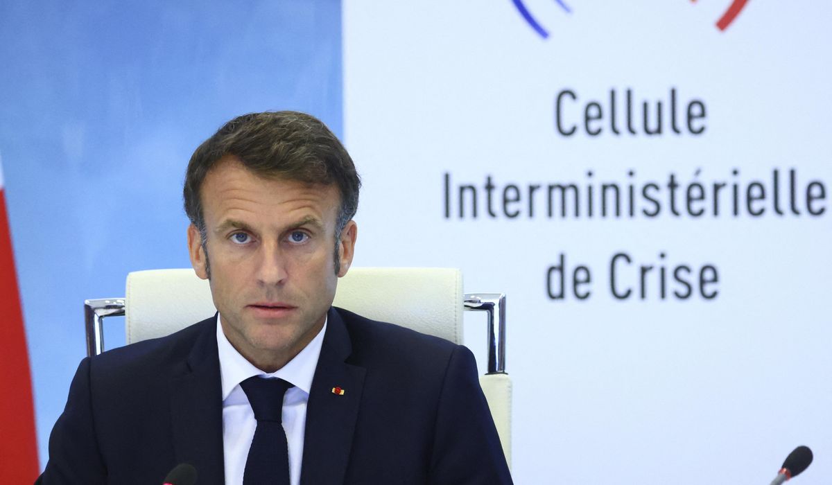 NextImg:France’s Macron is weakened by crisis over teen killed by police