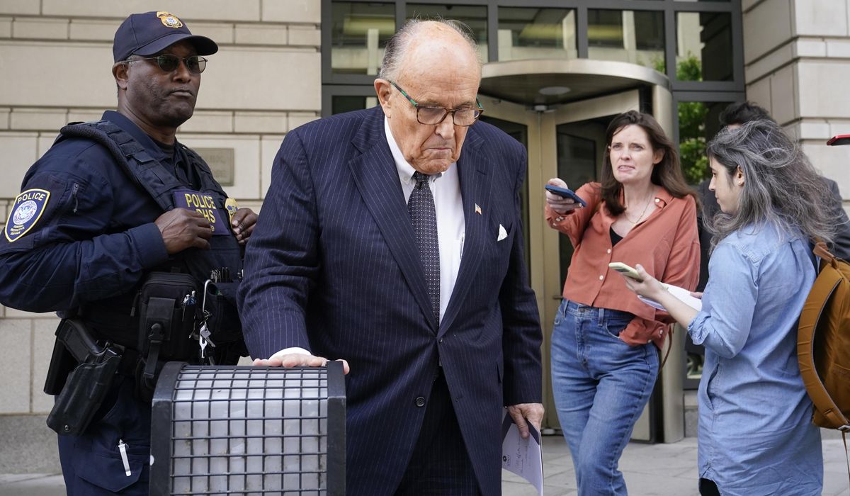NextImg:D.C. Bar disciplinary panel calls for disbarring Giuliani