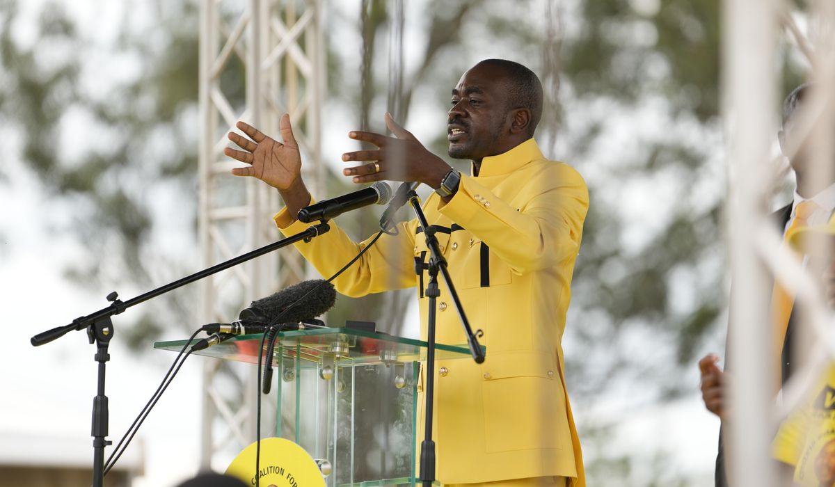 NextImg:Election tensions rise in Zimbabwe after police bar opposition party from holding a rally