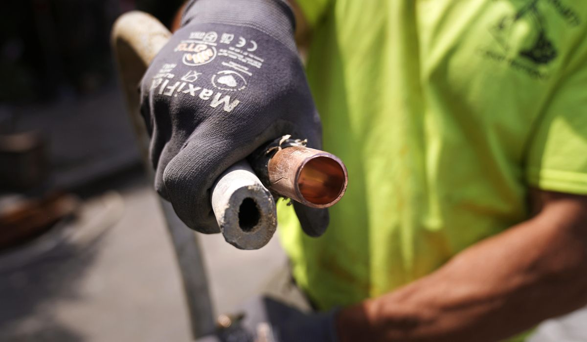 NextImg:Some cities are digging up water mains and leaving lead pipe in the ground