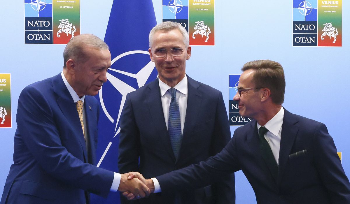 NextImg:Turkey drops objection to Sweden’s NATO membership on eve of summit