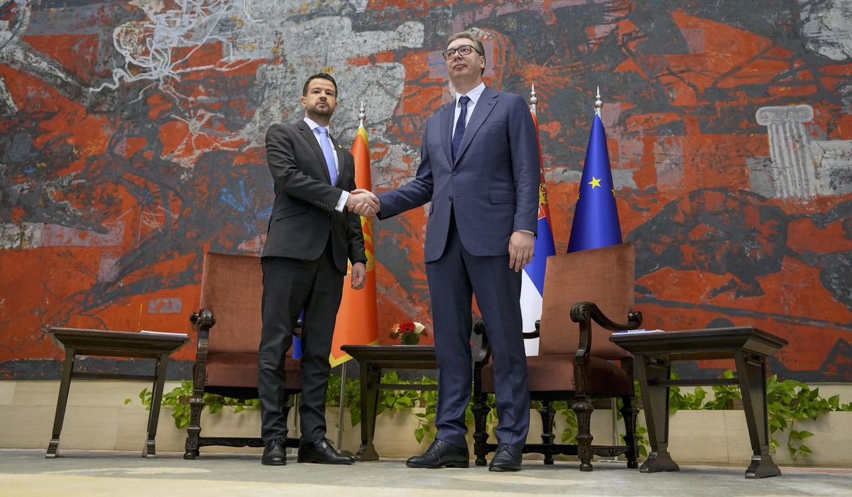 NextImg:Presidents of Serbia, Montenegro agree to patch up strained relations between historic allies