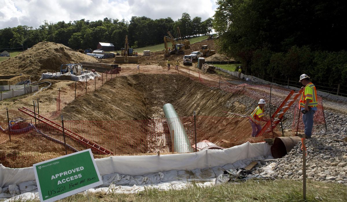 NextImg:Appeals court again blocks construction on Mountain Valley Pipeline