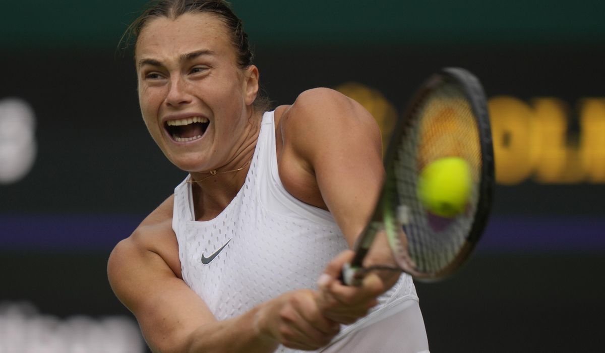 NextImg:Aryna Sabalenka reaches Wimbledon semifinals. Queen Camilla sits in Royal Box