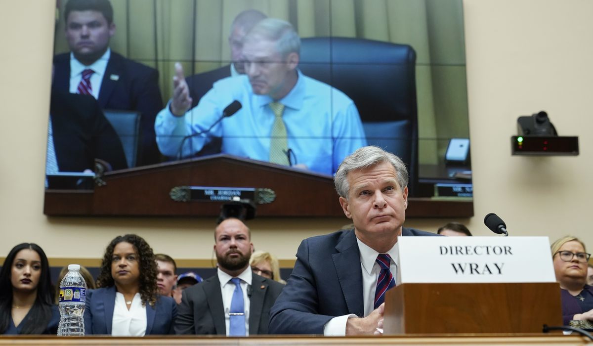 NextImg:FBI chief Wray refuses to tell Congress who authorized memo targeting Catholics