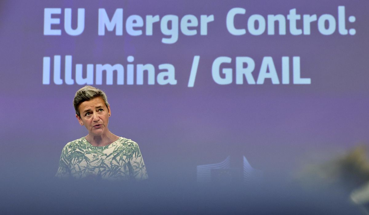 NextImg:EU fines U.S. firm Illumina $475 million for jumping gun on buying cancer-screening company Grail