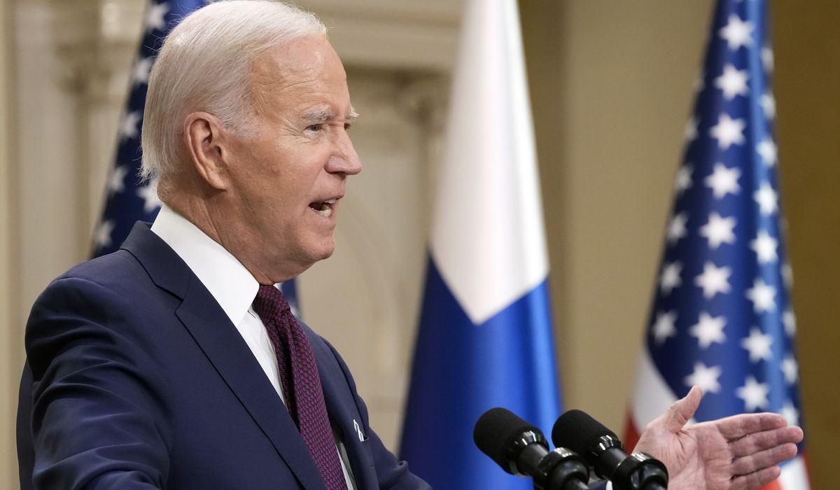 NextImg:Biden talks up NATO ties, says Putin has already ‘lost’ Ukraine war