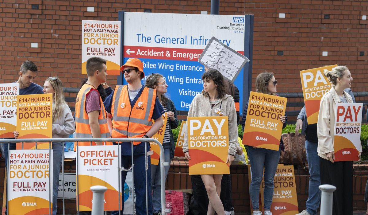 NextImg:Doctors in England escalate pay dispute as they announce another 4-day walkout in August
