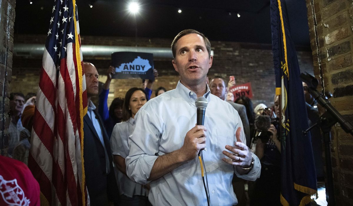 NextImg:Democratic Gov. Beshear touts economic gains as theme in reelection bid in GOP-trending Kentucky