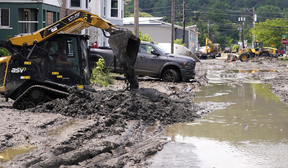 NextImg:Man drowns in home in Vermont’s 1st recorded flooding death