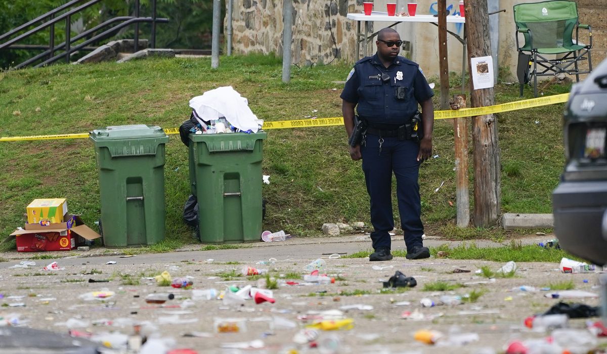 NextImg:After mass shooting, Baltimore leaders slam police for inadequate response