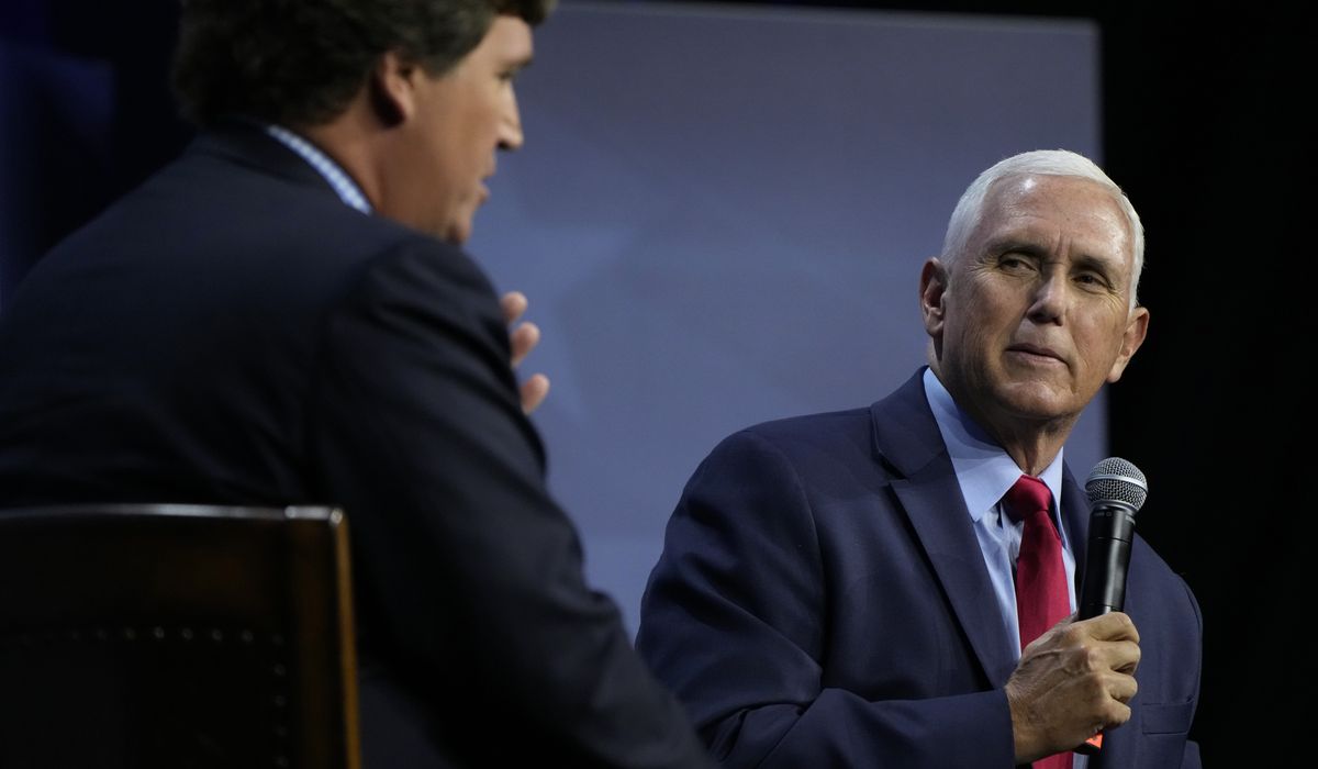 NextImg:Pence defends Ukraine support as way to prevent future conflicts, deter China
