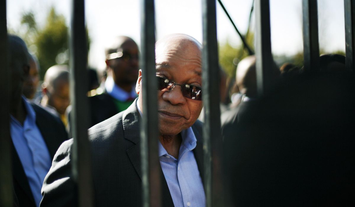 NextImg:South Africa deploys army over burning of trucks, braces for unrest over ex-president’s court case