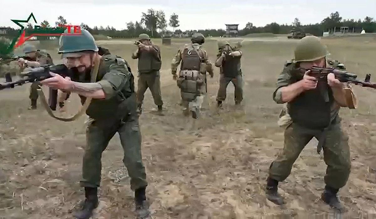 NextImg:Wagner mercenaries entering Belarus as Minsk announces ‘road map’ for joint military drills