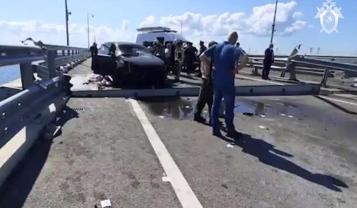 NextImg:Bridge to Crimea is crucial to Russia’s war effort in Ukraine and to asserting Moscow’s control