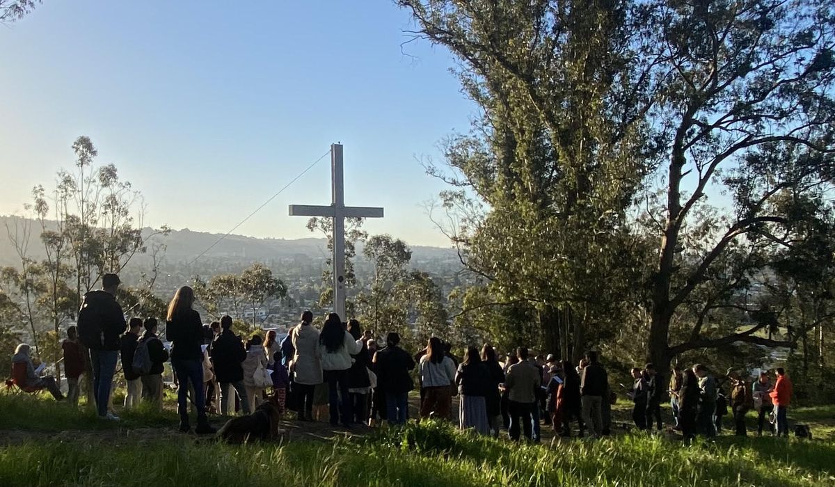 NextImg:Supporters fight to resurrect Albany Hill cross after city pulls down California landmark