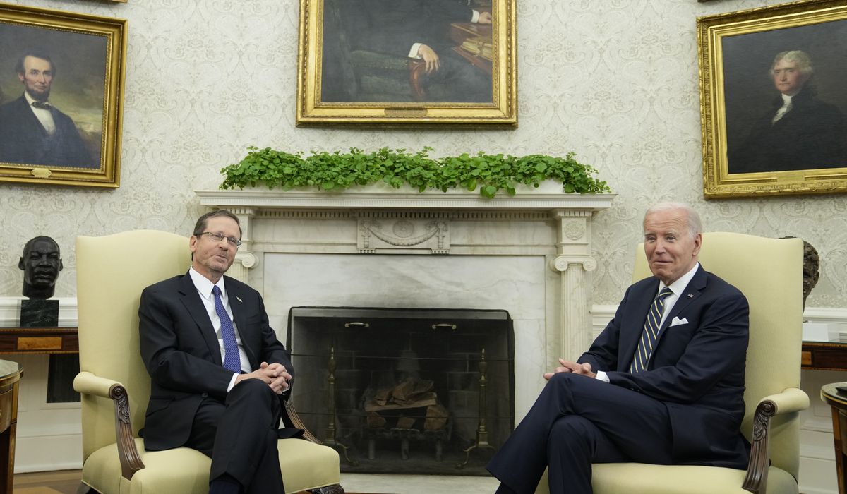 NextImg:Israeli president praises Biden as Netanyahu prepares to meet lame-duck U.S. leader