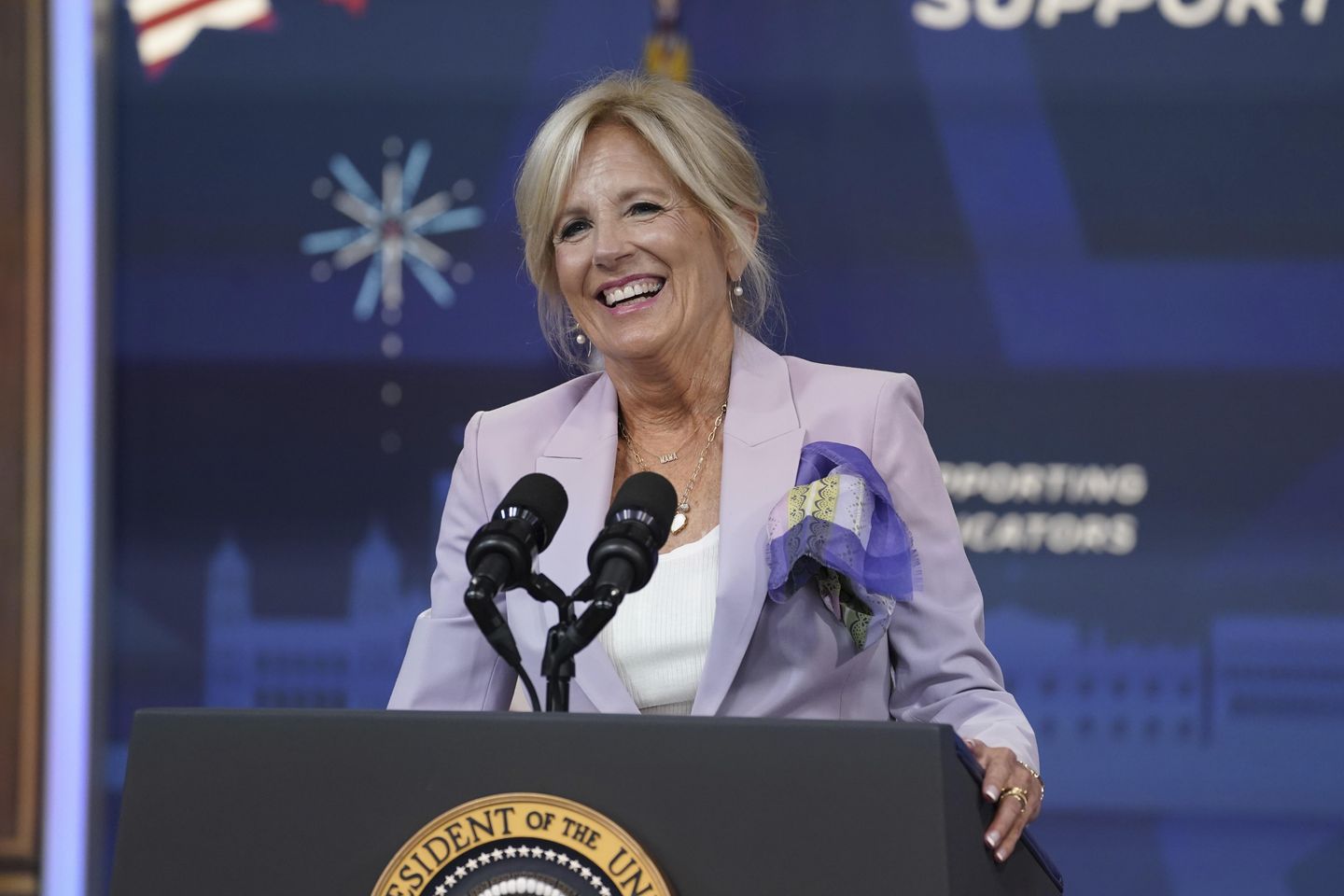 Jill Biden welcomes proposal for Medicare to pay for navigation services for cancer patients