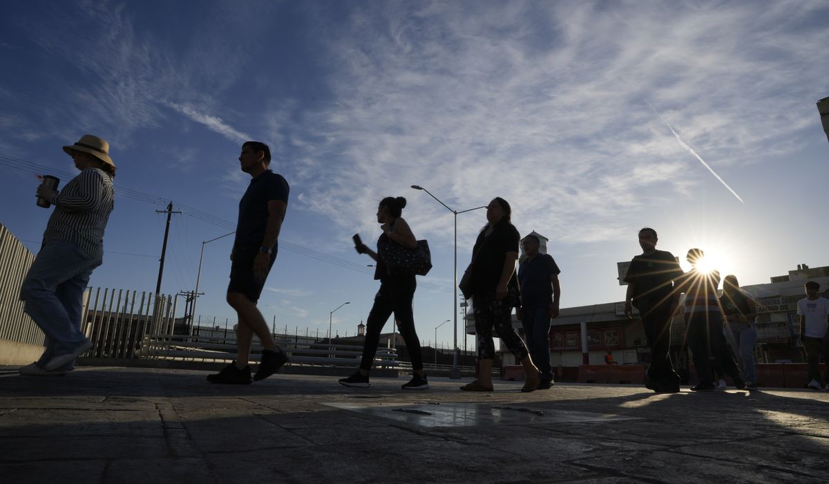 NextImg:Mayorkas boasts illegal border crossings fell 65% under new Biden policies