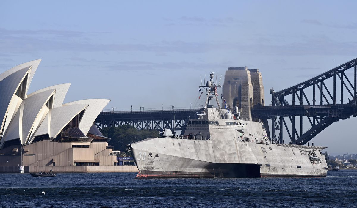 NextImg:U.S. Navy secretary says Australian multination military exercise demonstrates unity to China